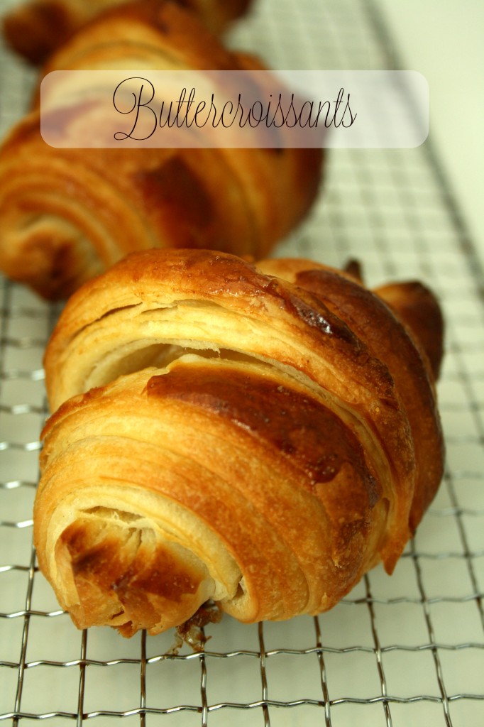 Croissants, Buttercroissants, Blätterteig